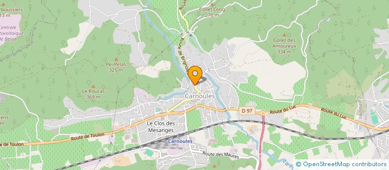 localisation de l'entreprise MANATHY  CARNOULES