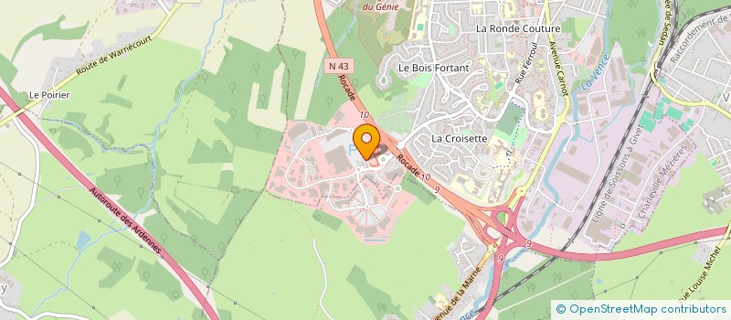 localisation de l'entreprise MANATIER à CHARLEVILLE-MEZIERES