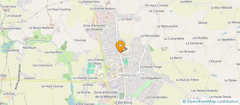 localisation de l'entreprise MANATOM  MELESSE