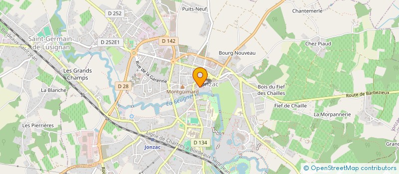 localisation de l'entreprise MANAUD  JONZAC