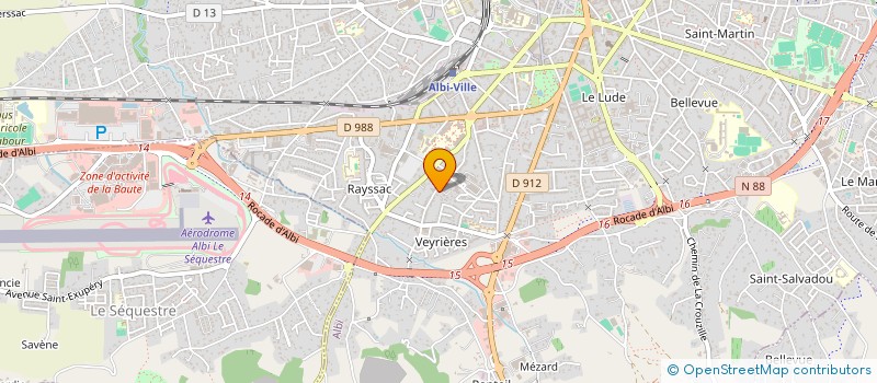 localisation de l'entreprise MANAUDE  ALBI