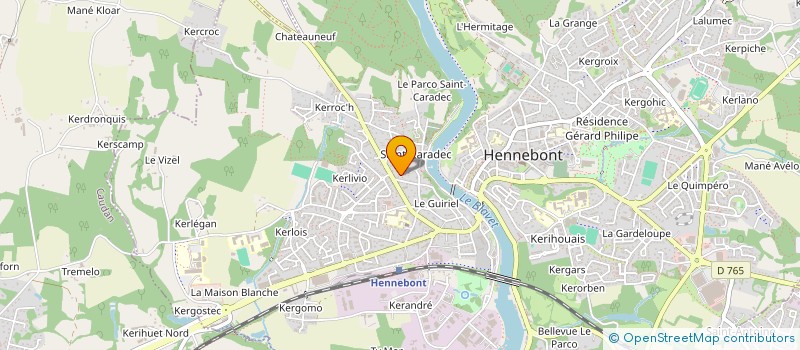 localisation de l'entreprise MANAULA INVEST  HENNEBONT