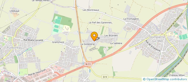 localisation de l'entreprise MANAULI  DOMPIERRE-SUR-MER