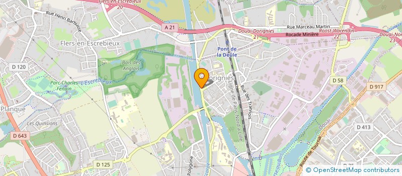 localisation de l'entreprise MANAUS  DOUAI