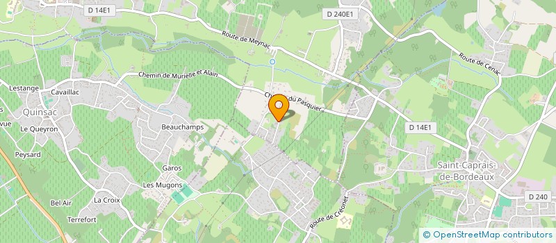 localisation de l'entreprise MANAUTHIB  CAMBLANES-ET-MEYNAC