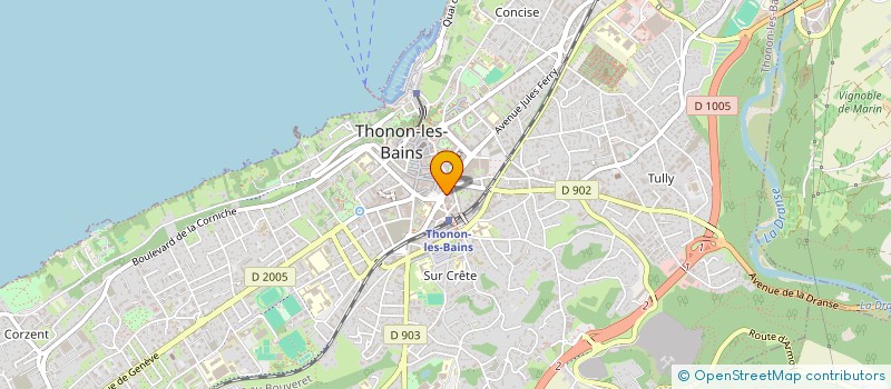 localisation de l'entreprise MANAVA à THONON-LES-BAINS