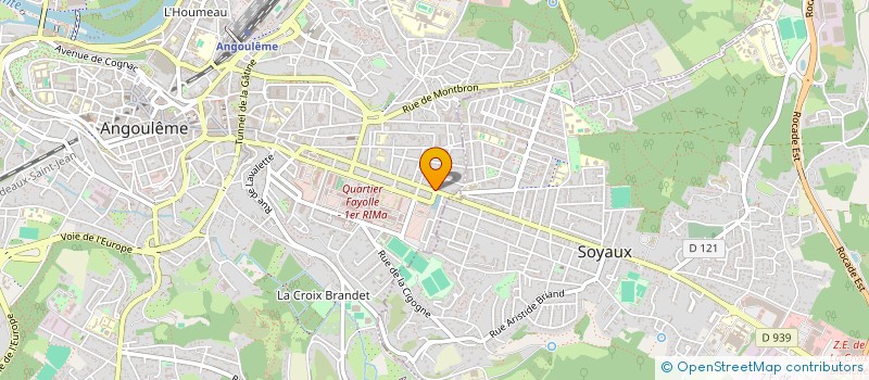 localisation de l'entreprise MANAVA à ANGOULEME