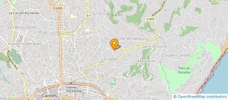 localisation de l'entreprise MANAVA IMMO à CANNES