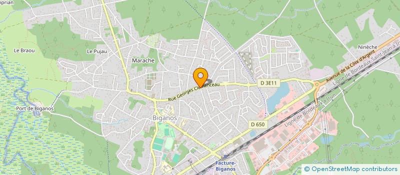 localisation de l'entreprise MANAVA SHOW DANSE POLYNESIENNE  BIGANOS