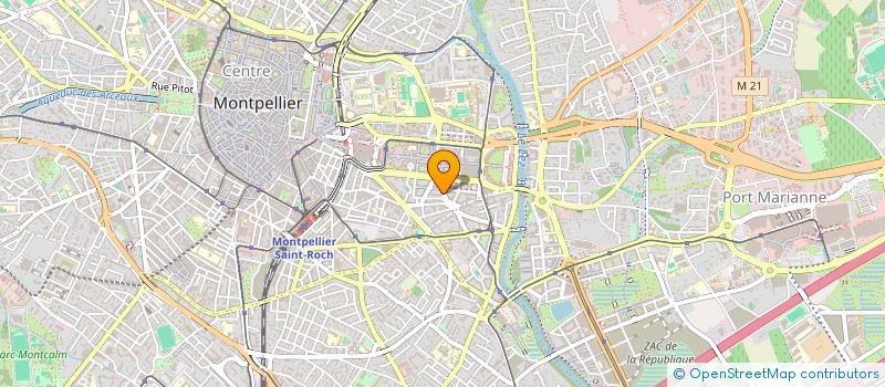 localisation de l'entreprise MANAVA SPA ET MANAVA FORMATION à MONTPELLIER