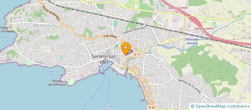 localisation de l'entreprise MANAVA TAHITI  SANARY-SUR-MER