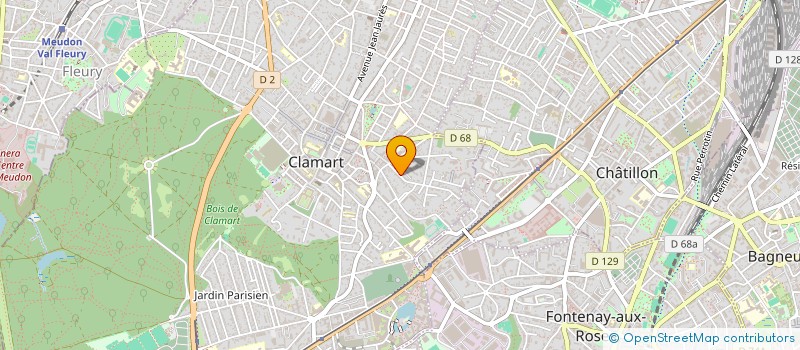 localisation de l'entreprise MANAVA11  CLAMART