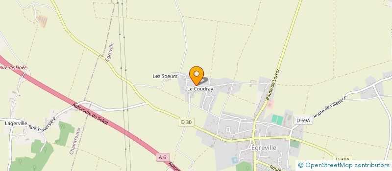 localisation de l'entreprise MANAVOX à EGREVILLE
