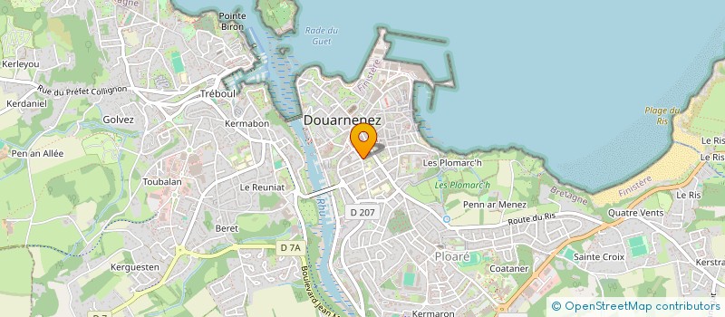 localisation de l'entreprise MANAWYDDAN  DOUARNENEZ