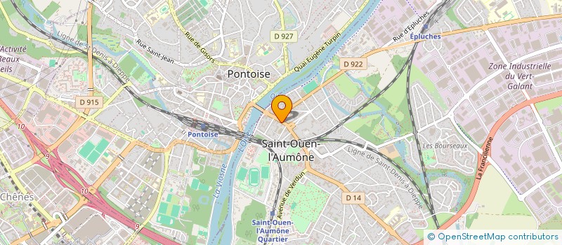 localisation de l'entreprise MANAYA à SAINT-OUEN-L'AUMONE