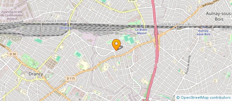 localisation de l'entreprise MANAZ à LE BLANC-MESNIL