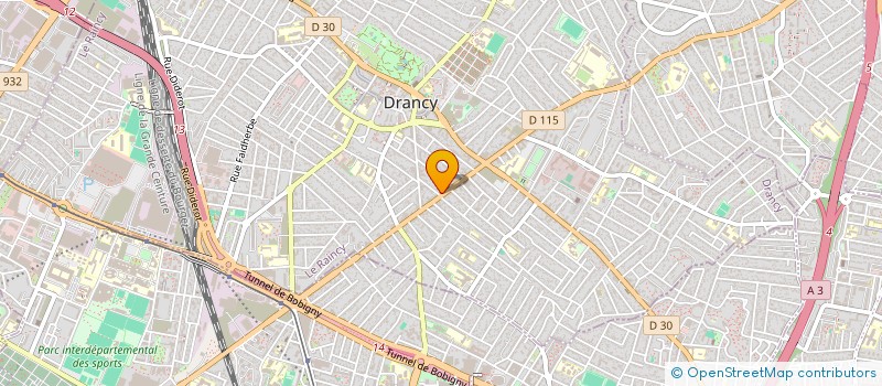 localisation de l'entreprise MANAZ à DRANCY