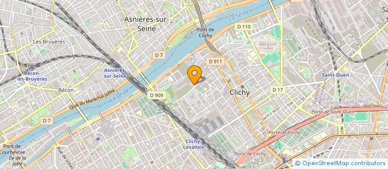 localisation de l'entreprise MANBO & BOKRO ELECTRICITE à CLICHY