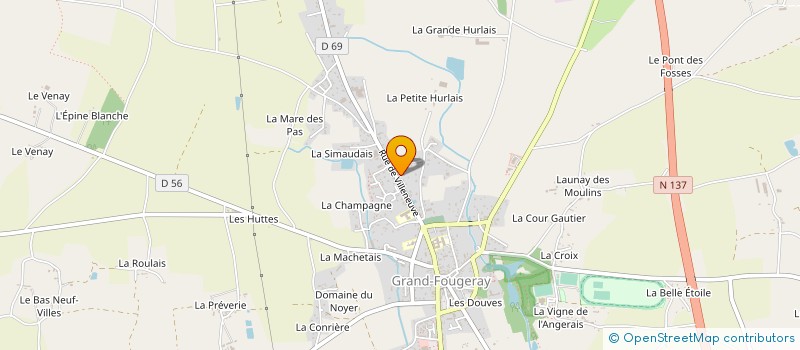 localisation de l'entreprise MANBRI  GRAND-FOUGERAY