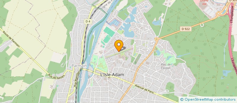 localisation de l'entreprise MANC  L'ISLE-ADAM