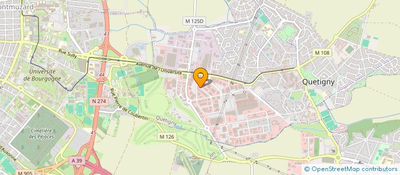 localisation de l'entreprise MANCA LHOMME à QUETIGNY