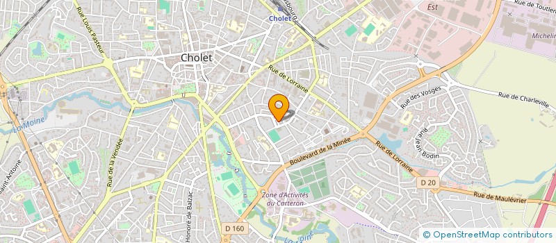 localisation de l'entreprise MANCEAU KARL ET JOSSO CELINE  CHOLET