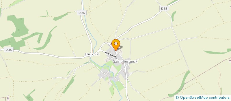 localisation de l'entreprise MANCEAUX FRERES à SAINT-FERGEUX