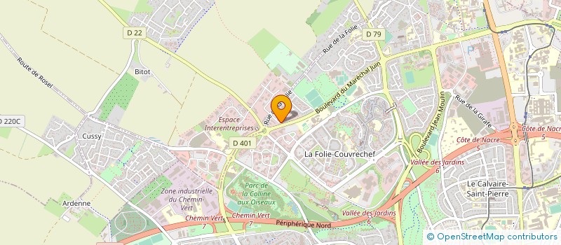 localisation de l'entreprise MANCEL à CAEN