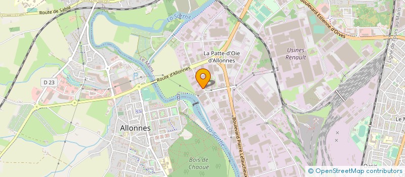 localisation de l'entreprise MANCELLE DEPANNAGE A DOMICILE  LE MANS