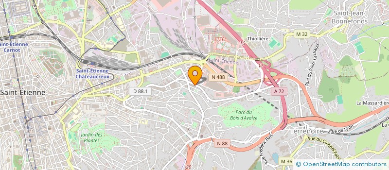 localisation de l'entreprise MANCEPS  SAINT-ETIENNE