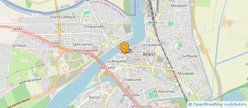 localisation de l'entreprise MANCERON MOTOCYCLES  ARLES