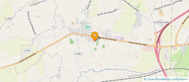 localisation de l'entreprise MANCHE CLOTURES à CARPIQUET
