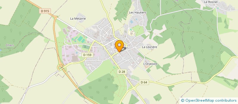 localisation de l'entreprise MANCHE CREUSE  MARINES