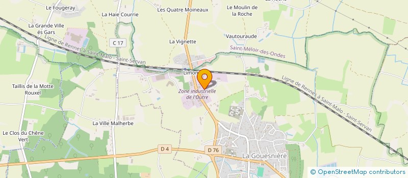 localisation de l'entreprise MANCHE CRUSTACES à LA GOUESNIERE