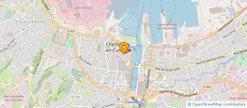 localisation de l'entreprise MANCHE DIAGNOSTICS  CHERBOURG-EN-COTENTIN