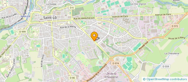 localisation de l'entreprise MANCHE FERMETURES  SAINT-LO