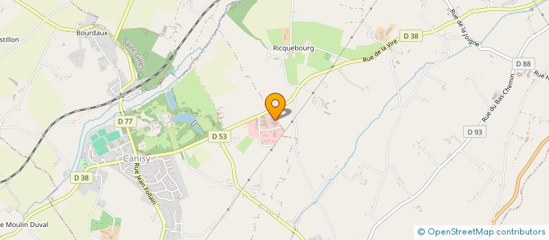 localisation de l'entreprise MANCHE FRAIS  CANISY