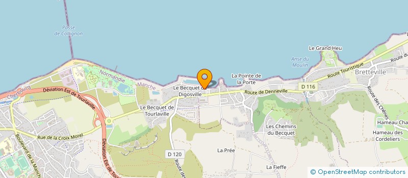 localisation de l'entreprise MANCHE MAREE à CHERBOURG-EN-COTENTIN