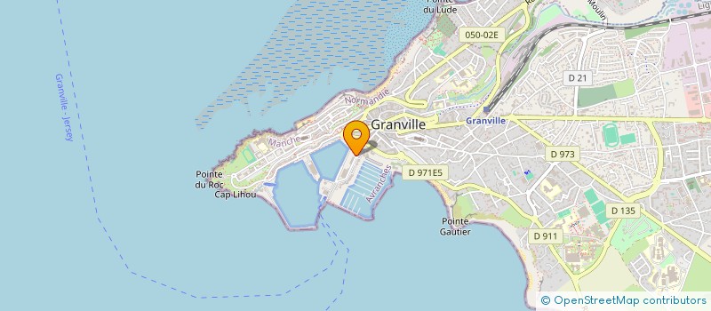 localisation de l'entreprise MANCHE OUEST MARINE à GRANVILLE