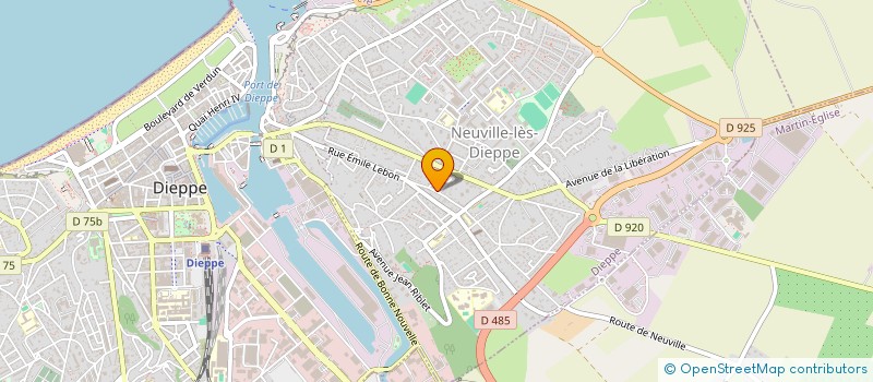 localisation de l'entreprise MANCHE-PATITIFA  DIEPPE