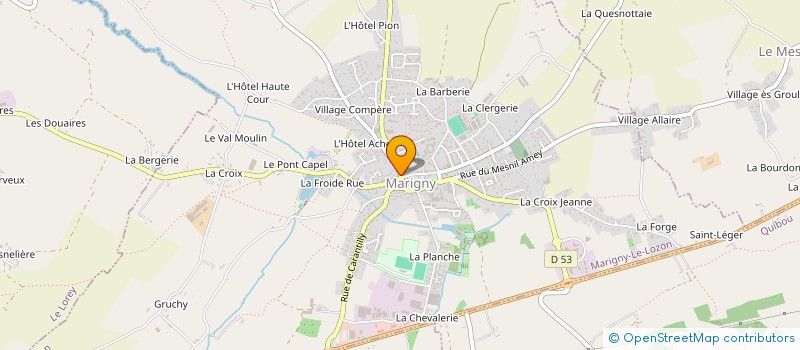 localisation de l'entreprise MANCHE RANDO  MARIGNY-LE-LOZON