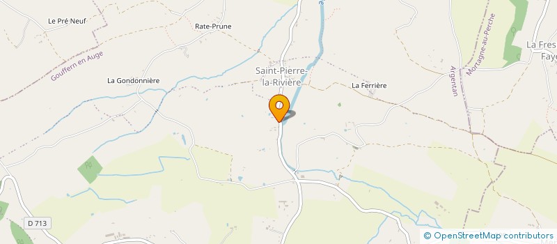 localisation de l'entreprise MANCHE VAGUES à GOUFFERN EN AUGE