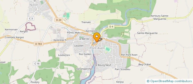 localisation de l'entreprise MANCHIA  PONT-AVEN