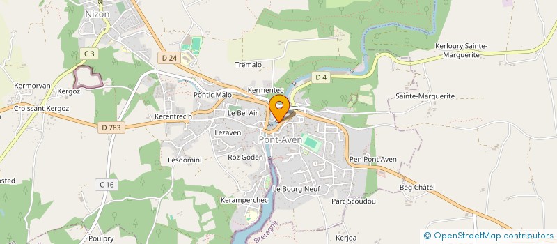 localisation de l'entreprise MANCHIA  PONT-AVEN