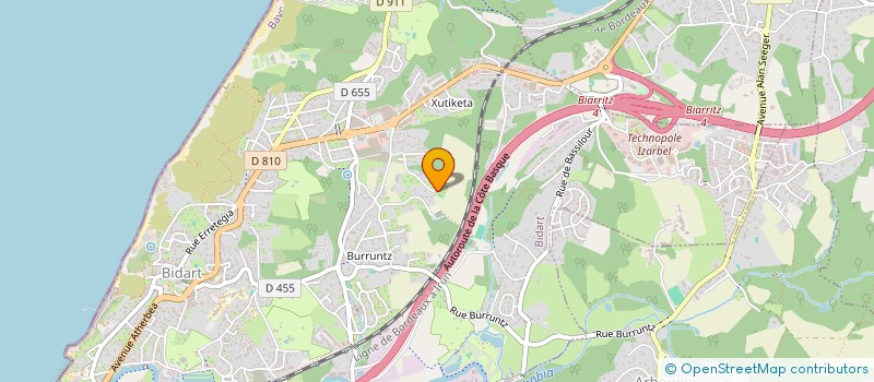 localisation de l'entreprise MANCHULAS à BIDART