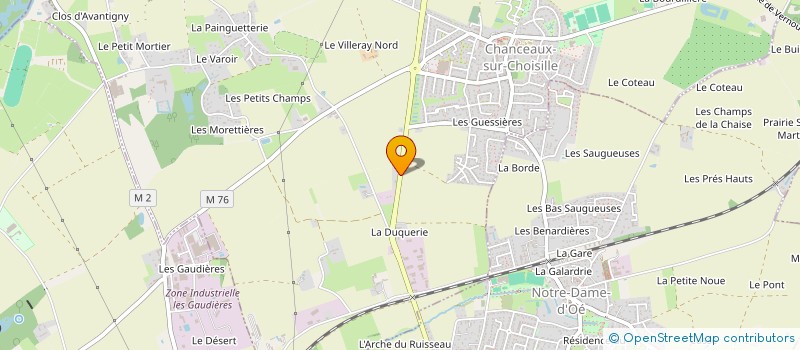 localisation de l'entreprise MANCI INVESTMENTS  CHANCEAUX-SUR-CHOISILLE