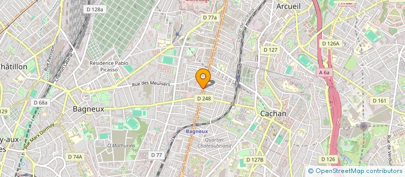 localisation de l'entreprise MANCIA E FUTTITINNI à BAGNEUX