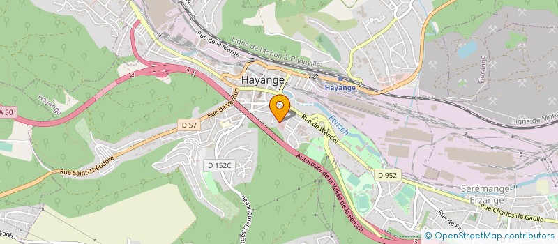 localisation de l'entreprise MANCINELLI  HAYANGE