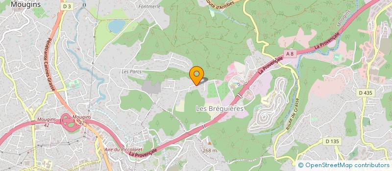 localisation de l'entreprise MANCINI FRERES à MOUGINS