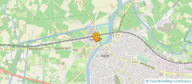 localisation de l'entreprise MANCINO & SACCOCCIO  AGDE